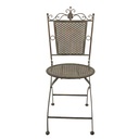 Sedia da bistrot Verde Marrone 43x45x96 cm