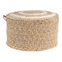 Ottoman Stoel Brown Ø 40x23 cm