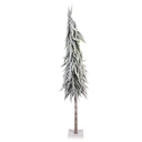 Artificial Christmas tree Green White Ø 15x80 cm