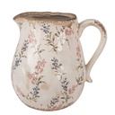 Dekorativer Krug Beige Rosa 21x16x20 cm