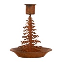 Candle Holder Brown Ø 11x13 cm