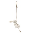 Decoration Rabbit White 8x9x16/50 cm