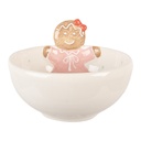 Vassoio Bianco Rosa 18x17x12 cm / 700 ml