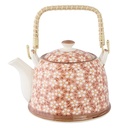 Teapot with Infuser Pink 18x14x12 cm / 700 ml