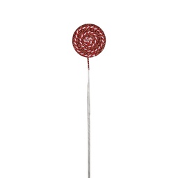 [65867] Christmas Decoration Lolly pop Red White 6x2x40 cm