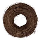 Decoration Garland Brown Ø 40x12 cm