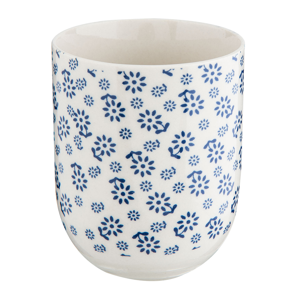 Crockery Mug Blue Ø 6x8 cm / 100 ml