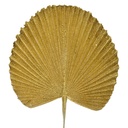 Décoration Feuille Couleur or 25x1x36 cm