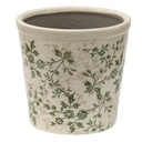 Blumentopf für Innen Grün Beige Ø 16x16 cm