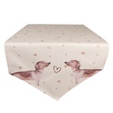 Clayre & Eef Tafelloper 50x160 cm Beige Katoen Teckel
