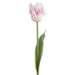[5PL0385P] Deko Ast mit Blumen Rosa Grün 61 cm
