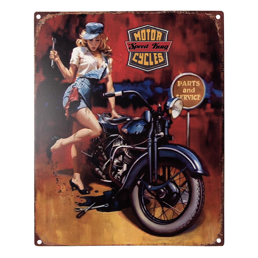 Text Board Red 20x1x25 cm