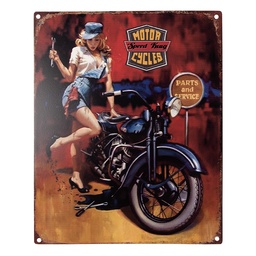 [6Y5124] Text Board Red 20x1x25 cm