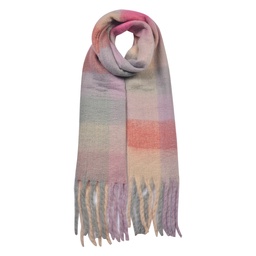 [JZSC0615P] Sjaal 35x210 cm roze