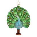 Weihnachtsanhänger Grün Blau 10x5x12 cm