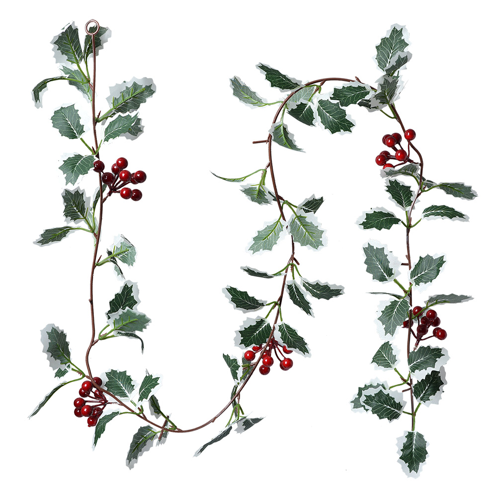 Artificial Flower Green Red 170 cm