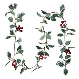 [6PL0279] Artificial Flower Green Red 170 cm