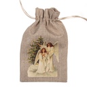 Gift bag Beige 12x1x20 cm