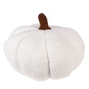 Decoration Pumpkin White Brown Ø 35x22 cm