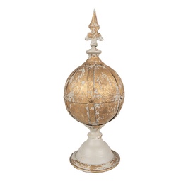 [6Y5584] Decorazione del giardino Marrone Color oro Ø 19x45 cm