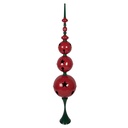 Dekoration Säule Rot Grün Ø 31x179 cm