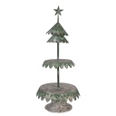 Etagere 2 Etagen Grau Ø 32x75 cm