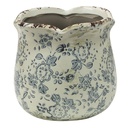 Pot de fleurs d'intérieur Gris Beige Ø 12x12 cm