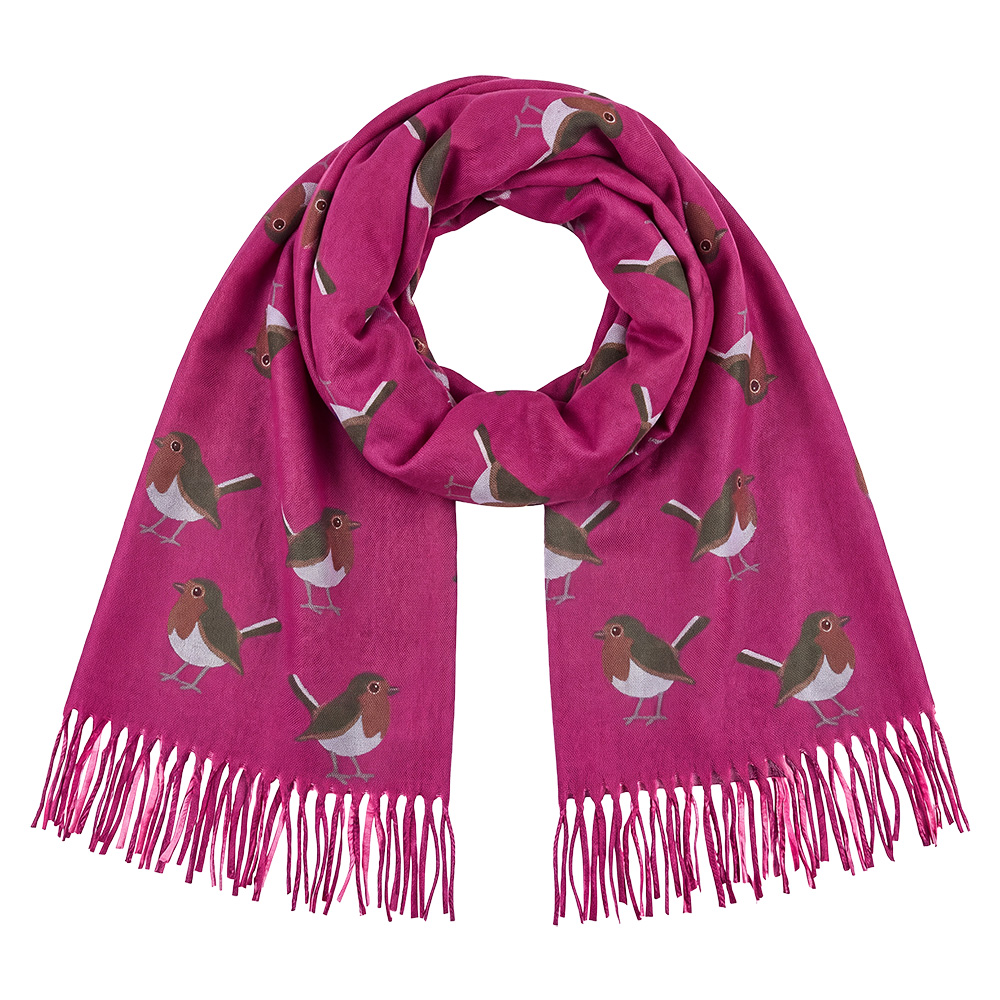 Sjaal 70x180 cm rood