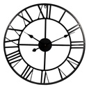 Horloge murale Noir Ø 60x4 cm / 1xAA