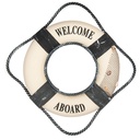 Decoration Lifebuoy White Blue Ø 31x6 cm