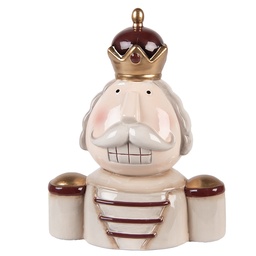 [6CE2250] Decoratie notenkraker 17x12x23 cm