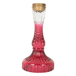 [6GL5345] Kerzenständer Rosa Ø 9x17 cm