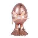 Decorativa Uovo Rosa Arancione Ø 6x10 cm