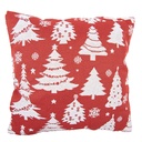 Cuscino imbottito Rosso Bianco 44x44x4 cm