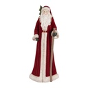 Christmas Decoration Santa Claus Red White 16x15x37 cm