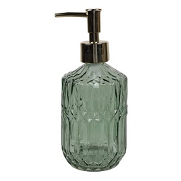 [6GL4902] Dispenser Sapone Nero Oro Ø 8x19 cm / 400 ml