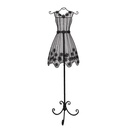 Female Mannequin Black 43x34x149 cm