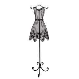 [5Y1194] Manichino Donna Nero 43x34x149 cm