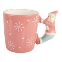 Becher Rosa 15x10x11 cm / 400 ml