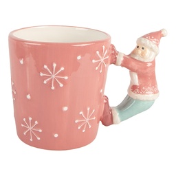 [6CEMU0200P] Becher Rosa 15x10x11 cm / 400 ml