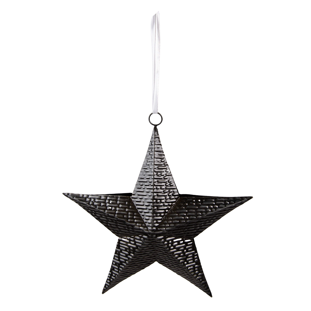 Decoratie hanger ster 25x6x27 cm