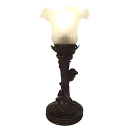 [5LL-6103] Tischlampe Weiß Ø 12x31 cm E14/max 1x25W