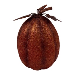 [6Y6210] Décoration Citrouille Orange Marron Ø 19x22 cm
