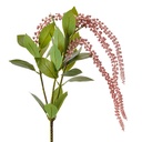Artificial Flower Pink Green 25x5x73 cm
