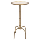 Side Table Gold Ø 40x81 cm