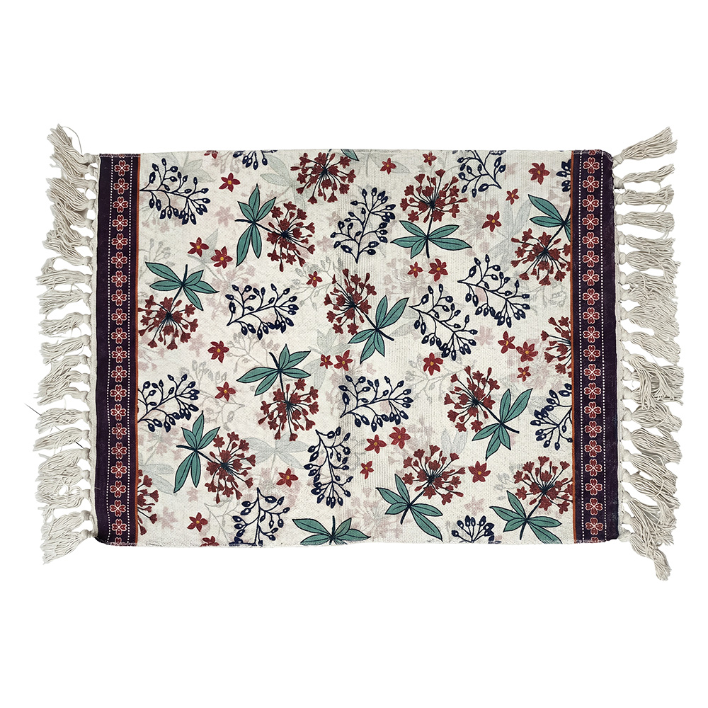 Tapis Beige Rouge 60x90 cm