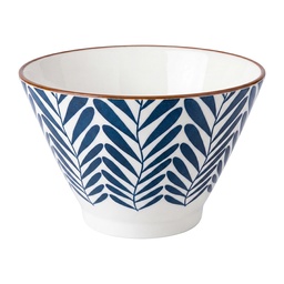 [6CEBO0257] Bol Blanc Bleu Ø 18x11 cm