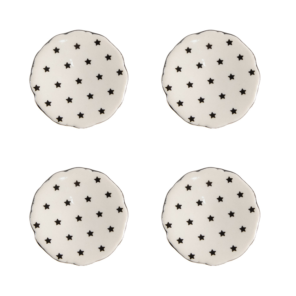 Deurknop set van 4 Ø 4x3/6 cm