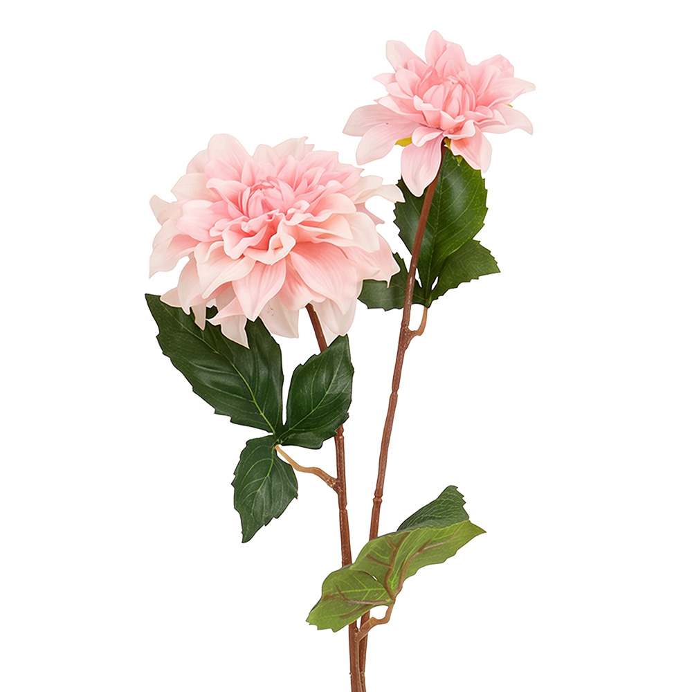 Rami Artificiali Decorativi con fiori Rosa Verde 60 cm