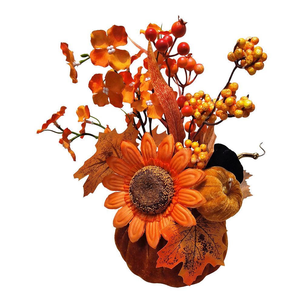 Décoration Citrouille Orange Ø 15x35 cm